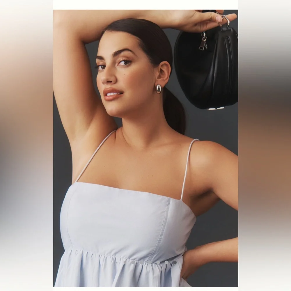 Anthropologie Maeve Square Neck Babydoll Dress - Picture 7 of 7